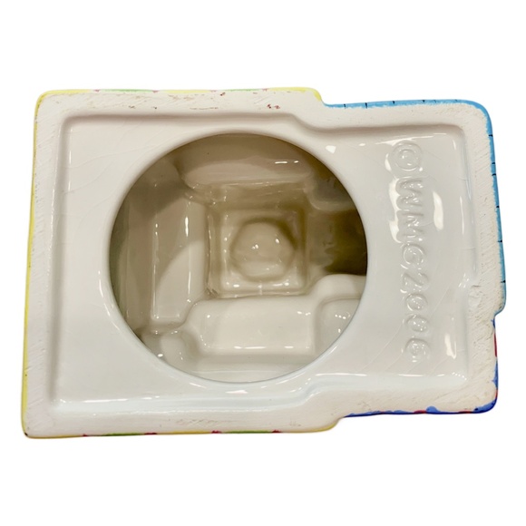 Vintage Ceramic Birthday Cake Pedestal Stand with Presents Server - Picture 9 of 13